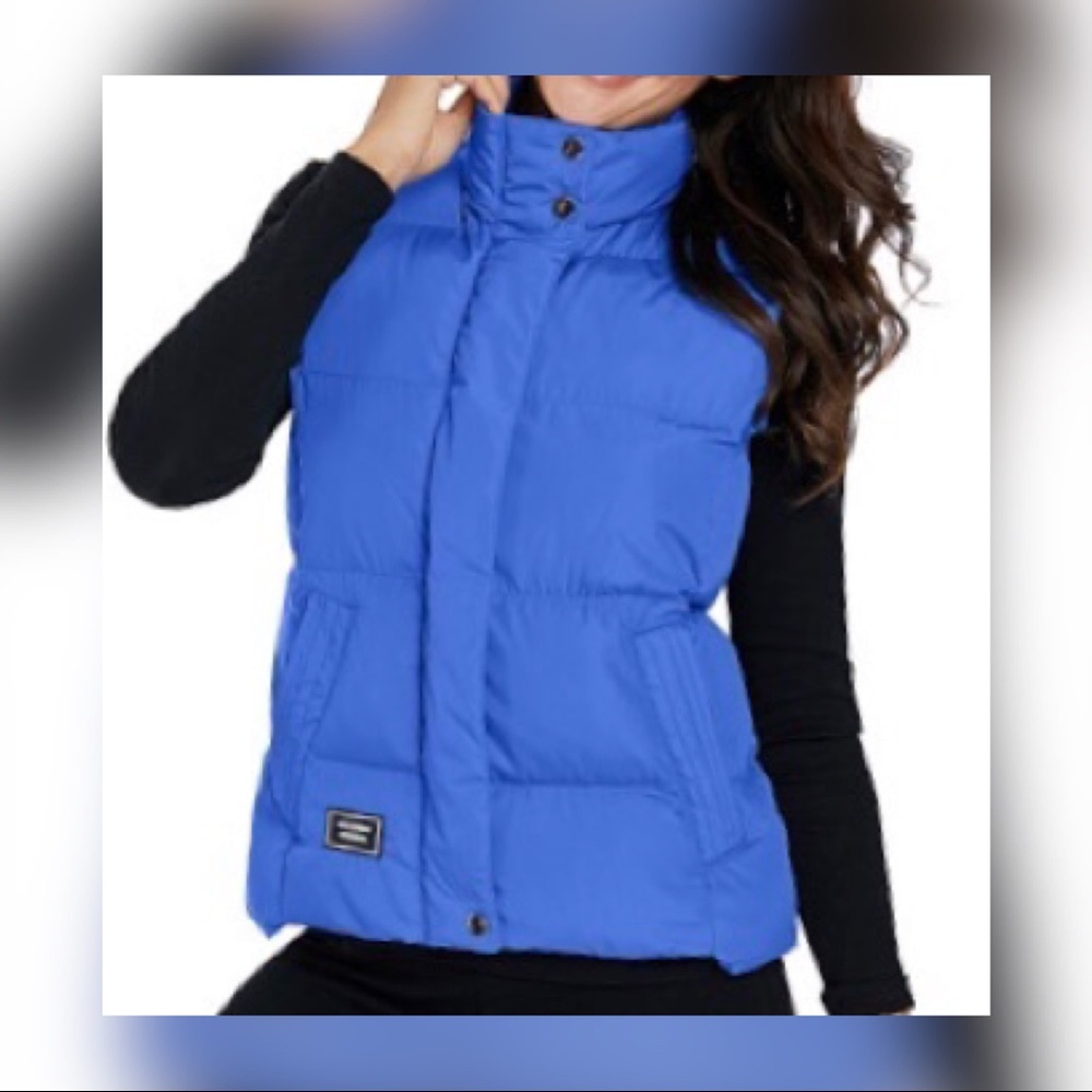 🆕 Bright Blue Sleeveless Female Cotton Vest